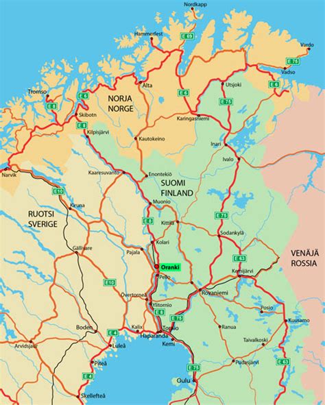 suomi lappi|Lapin kartta – Kotimaanmatkailu – Kerran elämässä